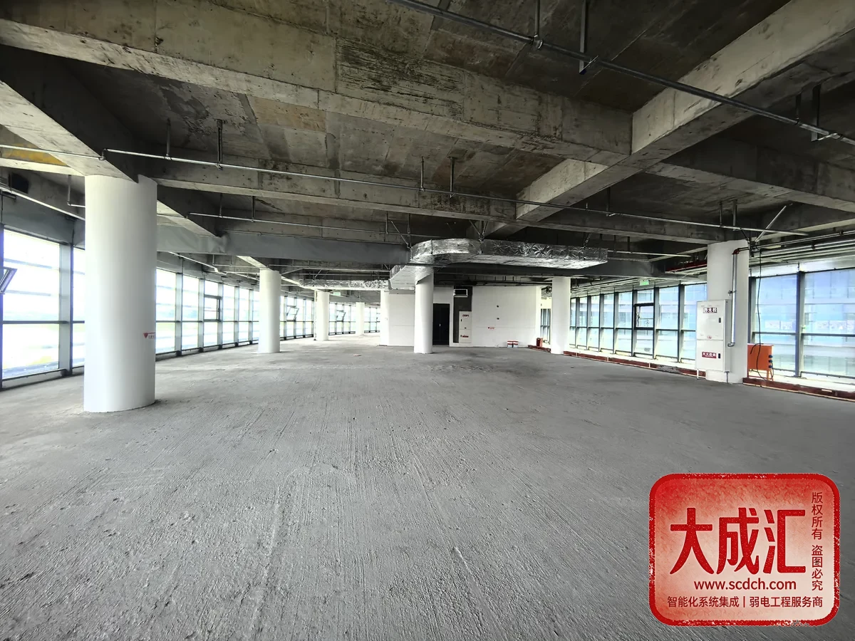 成都科创生态岛 2号馆（B栋）智能化工程-施工现场实景（现场实拍）