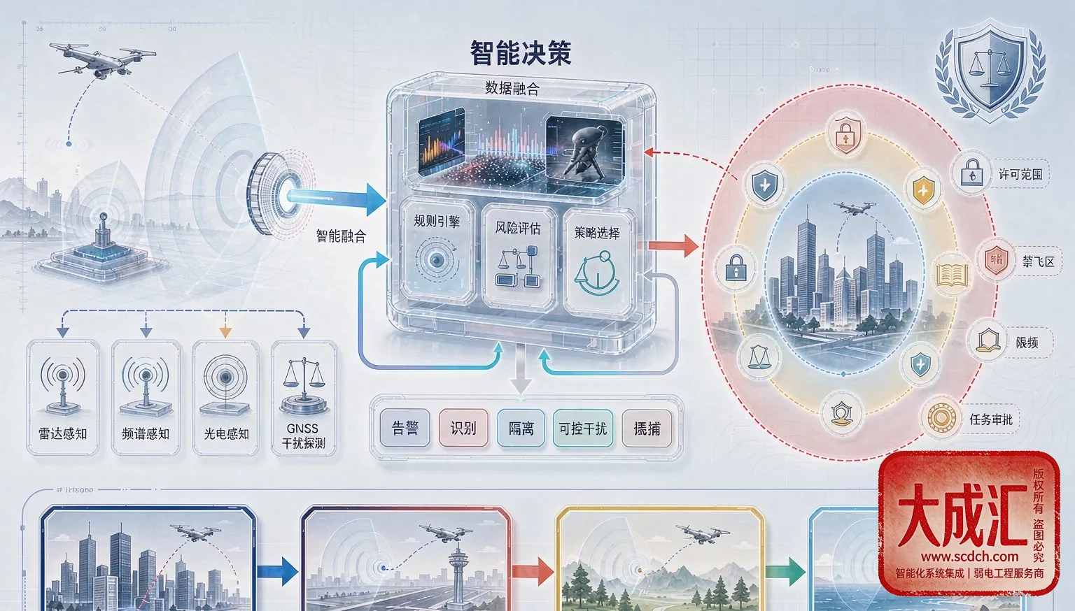 无人机侦测与反制设备合规边界示意