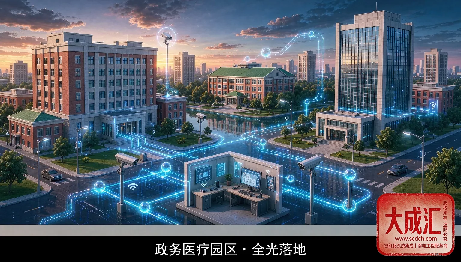 园区全光网多场景应用图