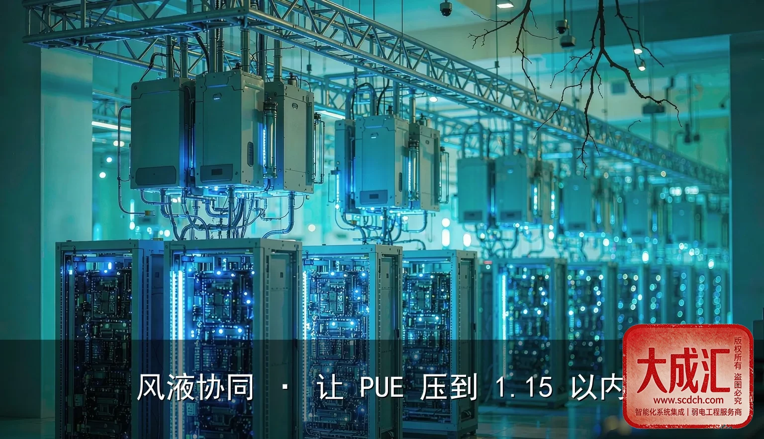 风液两用智算中心：从工程视角看 PUE 如何压到 1.15 以内