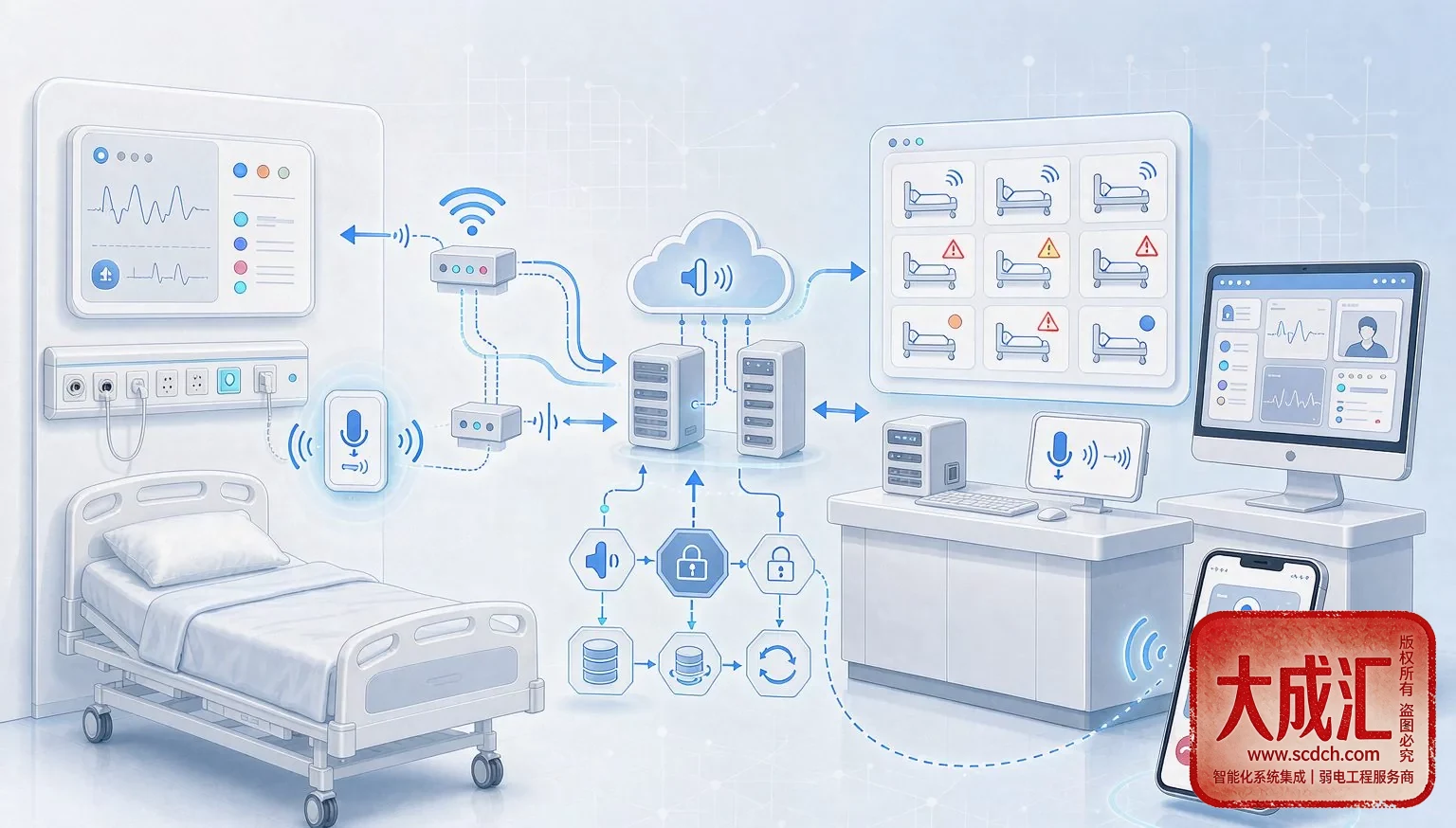 智慧病房：铃声消失的背后，是 TCP/IP 与物联网的主动预警