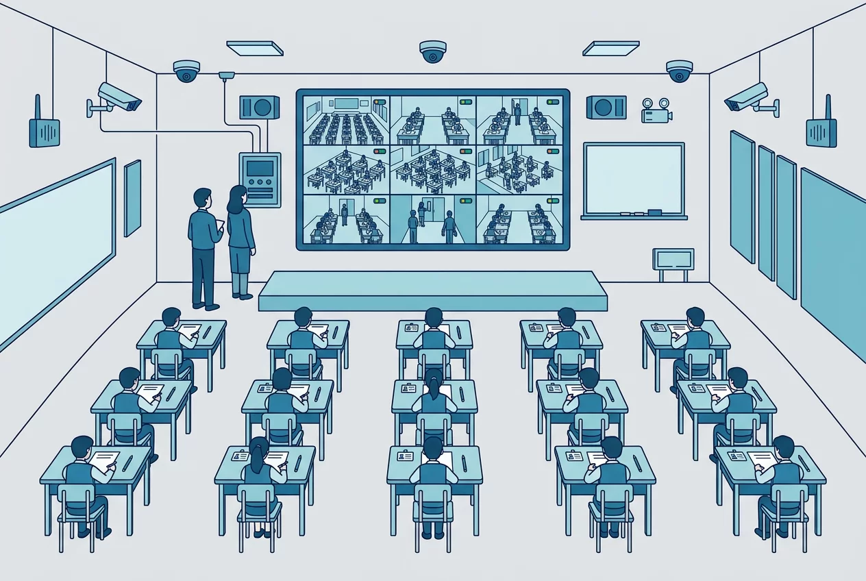 标准化考场系统示意图